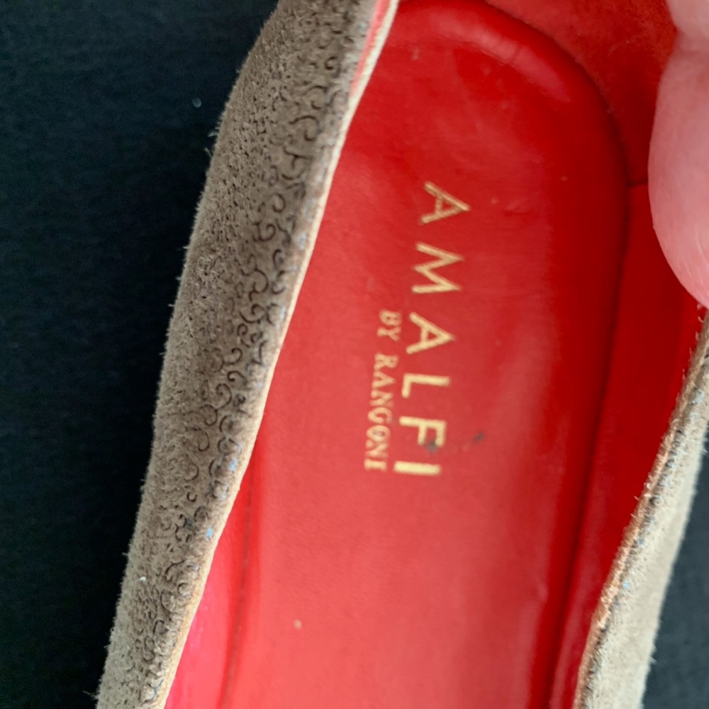 ☃️ AMALFI Italian made ELEGANT SUEDE 9 SEE SIZE. Like new - Picture 9 of 9